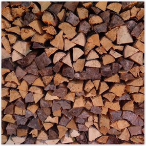 Poszterek 30x30 Kandalló fa