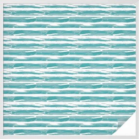 Szélvédőfólia Ablakvédő Zöld csíkos 100x100 cm