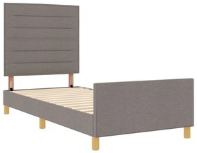 Ágykeret Taupe 100x200 cm Szövet