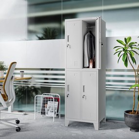 BHP munkaruhaszekrény szürke: BARTEK 2 Plus