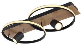 Globo 67309-36 - LED Mennyezeti lámpa DANNY 2xLED/18W/230V + 2xGU10/35W/230V