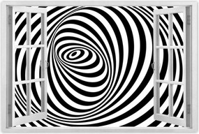 Poszterek 120x80 Absztrakt fekete-fehér