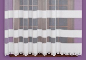 Függöny méteráru 150cm csíkos gyöngyházfényű ekri