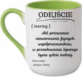Bögre Távozás a munkából Búcsúajándék a munkából Zöld 330 coffee