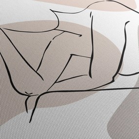 Kép - Női test vonal művészet N⁰1 (90x60 cm)