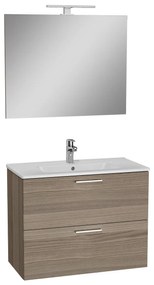 Fürdőszobai szett mosdótükörrel és világítással Vitra Mia 79x61x39,5 cm cordoba MIASET80C