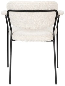 Fehér étkezőszék szett 2 db-os Jolien – White Label