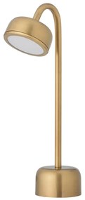 Aranyszínű LED dimmelhető asztali lámpa fém búrával (magasság 35,5 cm) Niko – Bloomingville