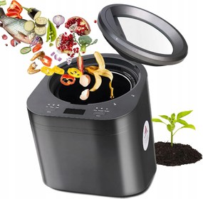 Nessgraim elektromos konyhai komposztáló 500W szénszűrővel szürke