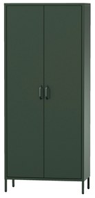 Gardróbszekrény FLAVIO, 800 x 1850 x 450 mm, Modern: palack zöld