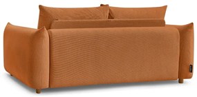 Narancssárga kinyitható kanapé 234 cm Ernest – Bobochic Paris