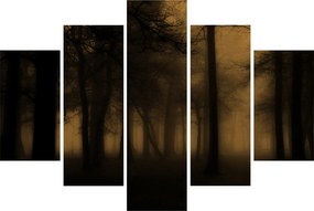 Kép - Sötét erdő (150x105 cm)