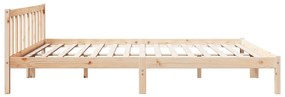 tömör fenyőfa extra hosszú ágykeret matrac nélkül 200 x 210 cm