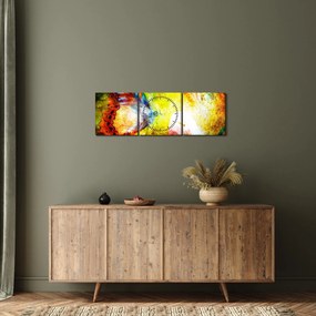 Kép - Kozmikus pillangó (órával) (90x30 cm)