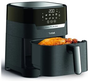 Fekete forrólevegős fritőz Easy Fry &amp; Grill – Tefal