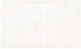 fehér tömör fenyőfa fali fejtámla 185 x 3 x 110 cm