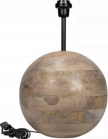 Asztali Lámpa Fa Nagy Boho 47cm mangó nappali álló