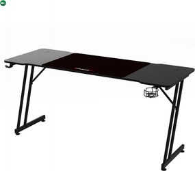 NERO karbon gamer asztal 140 × 60 cm