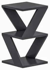 Kisasztal ALBENI 50x30 cm antracit