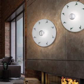 Kolarz A1353.61.XL.5.Gr.100 NONNA fali lámpa 1xE27/100W/230V szarvas szürke