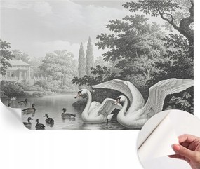 Öntapadós tapéta Fali furnér 3D hatás A természet eleganciája 104x70 cm