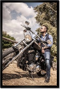 Poszterek keretben 40x60 Motorkerékpár Klasszikus Motor