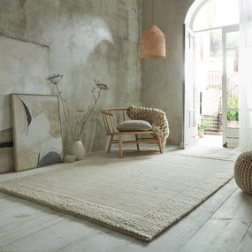 Bézs gyapjú szőnyeg 290x200 cm Rue - Flair Rugs