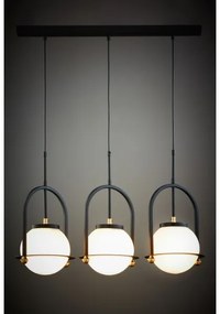 Jupiter 1916 - Kábeles csillár ROSSO 3xE27/15W/230V fekete