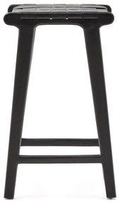 Fekete mahagóni fa bárszék Calixta – Kave Home