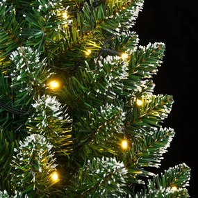 vékony műkarácsonyfa 300 LED-del 180 cm