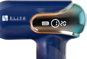 Masszázspisztoly 3 cserélhető fejjel sötétkék színben – ME-MG08