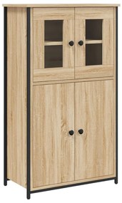 sonoma tölgy szerelt fa magasszekrény 62 x 32 x 106,5 cm