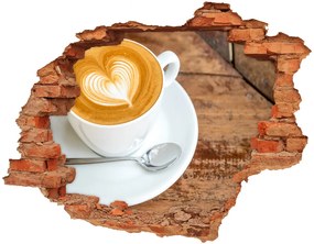 3d fali matrica lyuk a falban Kávé csészében nd-c-116619399