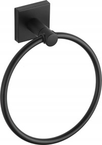 Mexen Rufo Ring törölközőtartó fekete