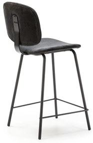 Fekete bárszék szett 2 db-os (ülésmagasság 66 cm) Arus – Marckeric