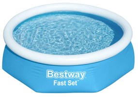 Bestway Rayong D:244cm felfújható karimájú puhafalú medence szett