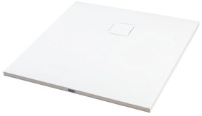 Cagliari White 90x90x2,6 cm szögletes, SMC zuhanytálca szifonnal
