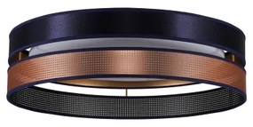 Duolla-LED Mennyezeti lámpa ROLLER DUO SHINY LED/24W/230V átm. 45 cm kék/réz