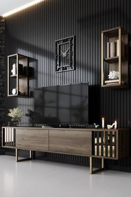 Gold Line - Walnut, Black