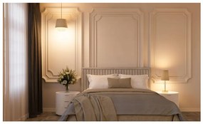 Lámpa Mennyezeti lámpatest NESTO, 6113, AC220-240V, 50/60Hz, 1*E27, max.40W, IP20, átmérő 30 cm, krém