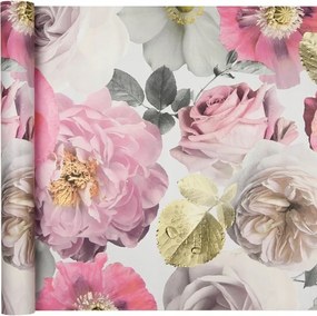 Tapéta Nagy Virágok Virágbimbók Pasztell színek