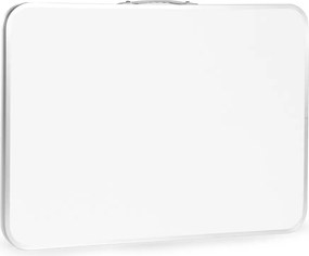 Kerti asztal, MultiGarden GMFC-FY8060, fehér, 80 x 60 cm, összecsukható, magasság: 70 cm, bőrönddé hajtható, hordfogantyúval, teherbírás: 30 kg