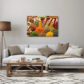 Kép - Fűszerek a világ minden tájáról (90x60 cm)
