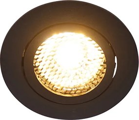 Okos süllyesztett spot fekete, WiFi GU10 állítható - Ude Honey