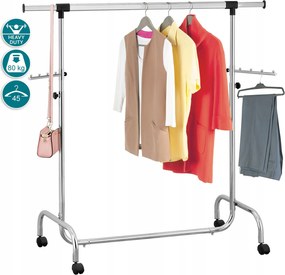 Álló ruhaakasztó acél stabil 80 kg Tatkraft Falcon