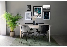 Mimi matt tölgyfa étkezőasztal, 140 x 90 cm - Rowico