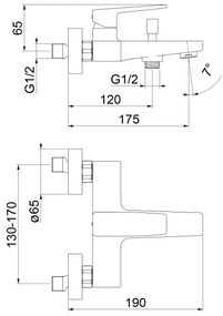 Sapho - TURSI kádcsaptelep, matt fekete