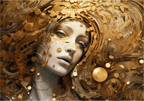 Fotótapéta Arany Elegancia Absztrakt Nő 416x254 Luxus +ragasztó