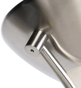 Acél állólámpa olvasólámpával, LED-del és dimmerrel - Diva 2