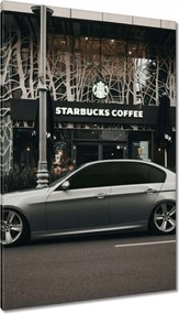 Vászonkép 80x120 Beemka Starbucks Bmw
